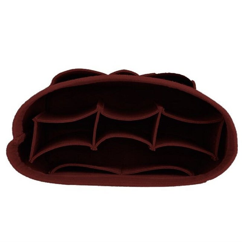 ZTUJO Purse Organizer Insert, Felt Bag Organizer For Handbag Purse Organizer,13 Colors, 6 Size (Medium, Wine Red) - Image 5